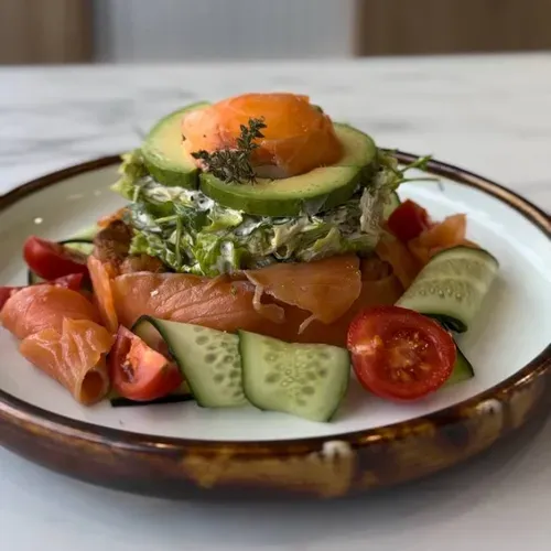 French toast cu somon