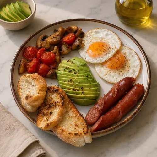 English breakfast cu avocado 